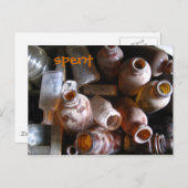 空のボトルはがき ポストカード (正面/裏面)