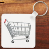 空のメタルショッピングカート キーホルダー (裏面)