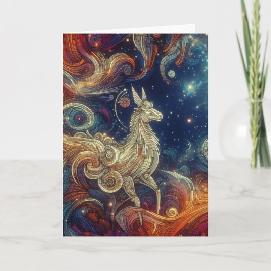 空のラマ カード (正面)