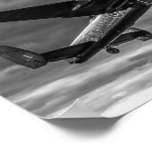 空のランカスター爆撃機 ポスター (角)