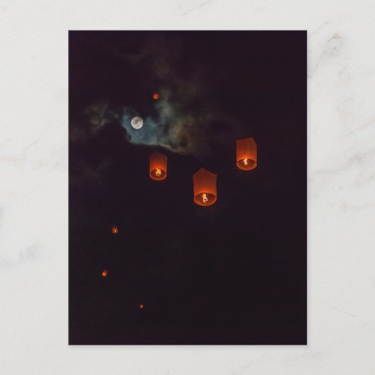 空のランタン ポストカード (正面)