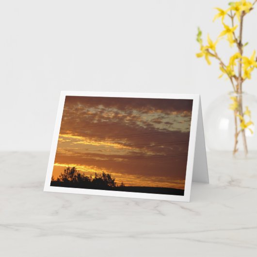 空のワイヤ カード (黄色い花)