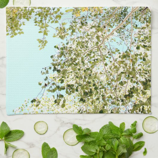 空の一片 キッチンタオル (折り畳み)