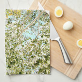 空の一片 キッチンタオル (四つ折り)