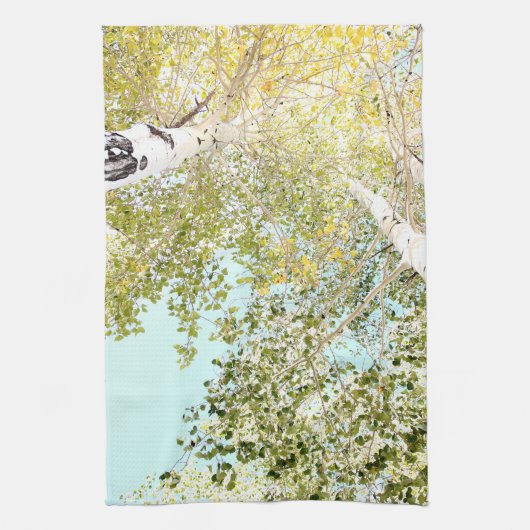 空の一片 キッチンタオル (縦)