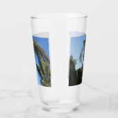 空の下で揺れるヤシ澄んの木 タンブラーグラス (右)