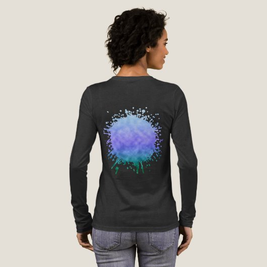 空の下の春 トライブレンドＴシャツ (背面全体)