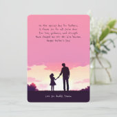 空の下の父と娘 ｜ 父の日 シーズンカード (スタンド正面)