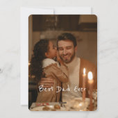 空の下の父と娘 ｜ 父の日 シーズンカード (裏面)