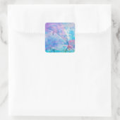 空の中の気化波イルカ スクエアシール (バッグ)