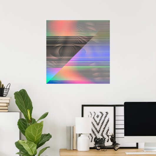 空の中の目 ポスター (ホームオフィス)