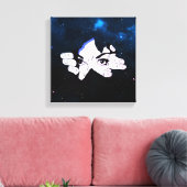 空の中の顔 キャンバスプリント (インサイチュ (リビング))