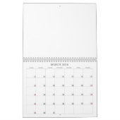 空の予定表 カレンダー (3月 2026)