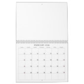 空の予定表 カレンダー (2月 2026)