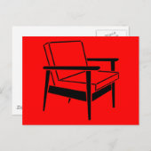 空の事務用椅子 ポストカード (正面/裏面)