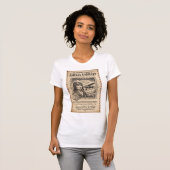 空の伝説を祝おう。アメリア・エアハートを称えよう Tシャツ (正面フル)