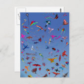 空の凧凧凧 ポストカード (正面/裏面)