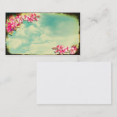 空の名刺の花 名刺 (正面/裏面)