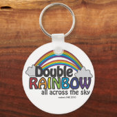 空の向こうに二重の虹 キーホルダー (正面)