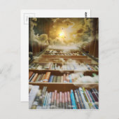 空の図書館 ポストカード (正面/裏面)