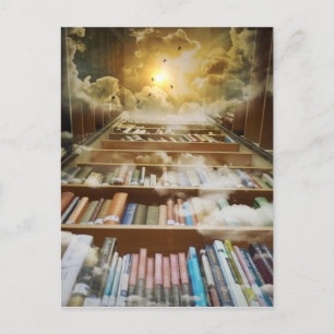 空の図書館 ポストカード
