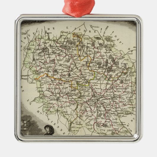 空の地図 メタルオーナメント (正面)