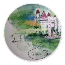 空の城。....セラミック取っ手 セラミックノブ