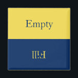 空の塗りつぶし食洗機リバーシブル マグネット<br><div class="desc">空の充填食洗機リマインダーマグネット、リバーシブルメッセージ。青と黄色の背景を使用して、このアイテムを黄色と青の文字でカスタマイズできる。あなたの家保屋の組織に最適!</div>