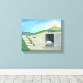 空の墓のキャンバス キャンバスプリント (インサイチュ (ウッドフロア))