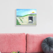 空の墓のキャンバス キャンバスプリント (インサイチュ (リビング))