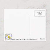 空の墓の感動的ポストカード ポストカード (裏面)