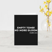 空の墓イエズーイースタークリスチャン カード (黄色い花)