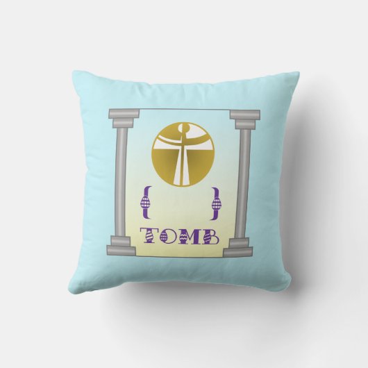 空の墓 クッション (裏面)