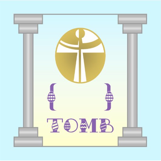 空の墓 シール (正面)