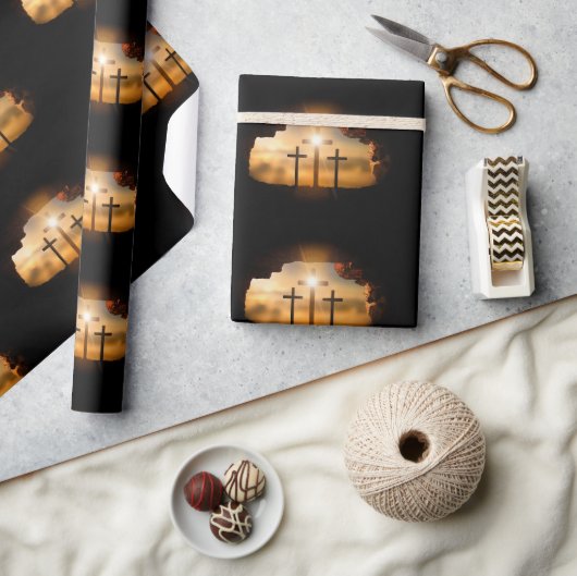 空の墓 ラッピングペーパー (クラフト)