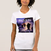 空の墓Tシャツの女性 Tシャツ (正面)