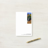 空の大きいポスト・イットから急ぐ流れ ポストイット (デスク上)