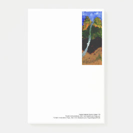 空の大きいポスト・イットから急ぐ流れ ポストイット