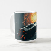 空の失った星 コーヒーマグカップ (正面左)