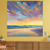 「空の威厳のある下で」 キャンバスプリント (インサイチュ (リビング))