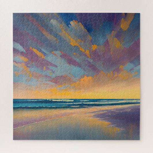 「空の威厳のある下で」 ジグソーパズル (縦)