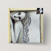 空の宇宙 缶バッジ (正面)