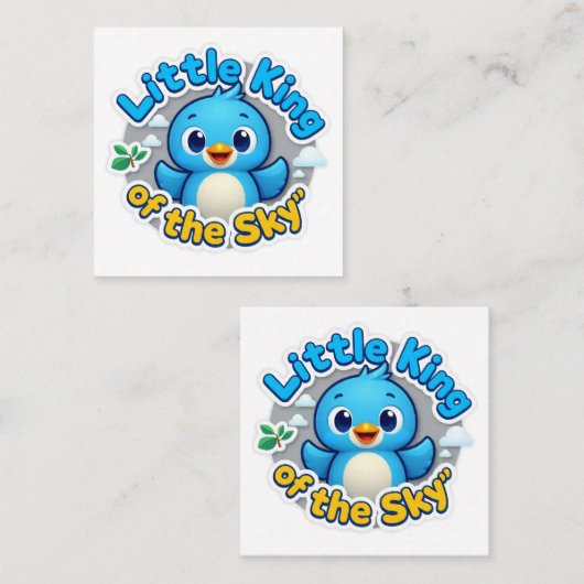 空の小さな王 スクエア名刺 (正面/裏面)