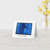 空の巣またはここにあなたのためにメッセージカード カード (黄色い花)