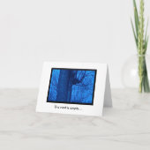 空の巣またはここにあなたのためにメッセージカード カード (正面)