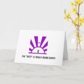 空の巣 カード (黄色い花)