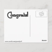 空の巣 ポストカード (裏面)