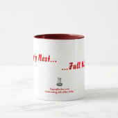 空の巣… 完全な財布 マグカップ (中央)