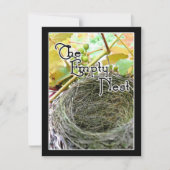 空の巣 招待状 (正面)