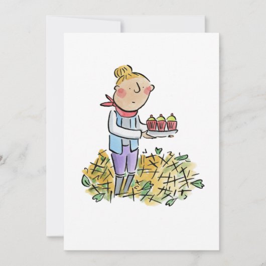 空の巣 招待状 (正面)